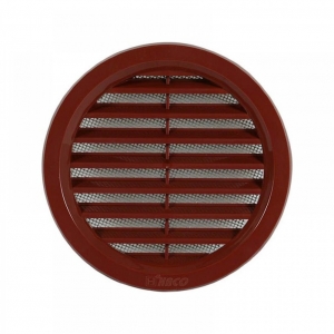 Решетка вентиляционная пластиковая Haco VM Ø125 Коричневый